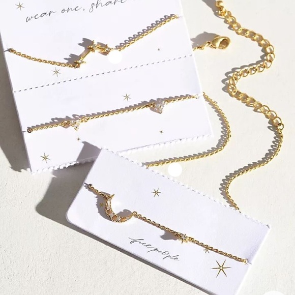 Free People Jewelry - Free people give me away layered necklaces layered gold $78 MSRP
